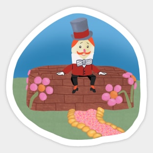 Humpty Dumpty Cake Sticker